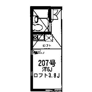 ユナイトステージ鹿島田ライフテリア 1階階 間取り