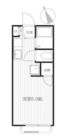メゾンYOKOHAMA(ワンルーム/2階)の間取り写真