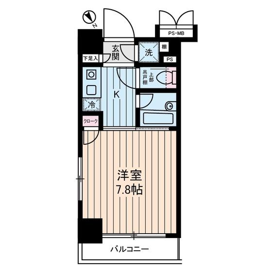 ヴェルステージ関内 4階階 間取り