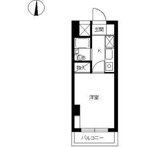 スカイコート大和 5階階 間取り