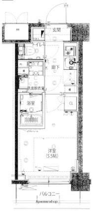 ハーモニーレジデンス武蔵小杉♯002(1K/7階)の間取り写真