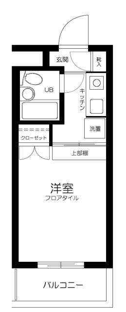 ハイタウン新丸子 2階階 間取り