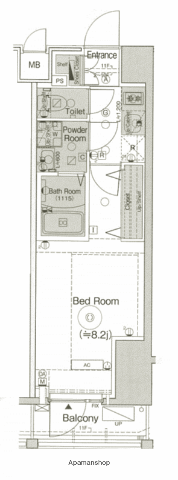 エステムプラザ横濱関内 11階階 間取り