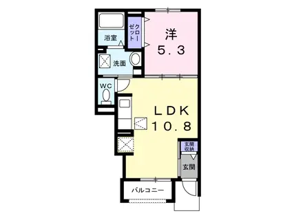 横浜市ブルーライン 片倉町駅 バス乗車時間：10分 熊の堂バス停で下車 徒歩2分 2階建 新築(1LDK/1階)の間取り写真