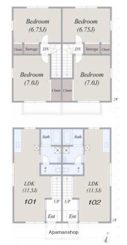 Ｓ＆ＳコーポⅡ(2LDK/1階)の間取り写真