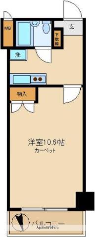 アカデミーグローリア初穂町田合同ビル(1K/4階)の間取り写真