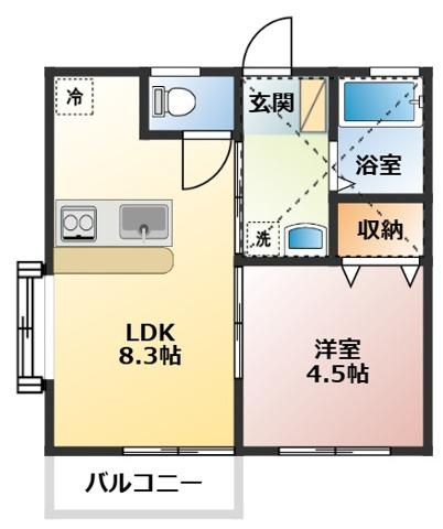 イン・ブルーム 1階階 間取り