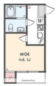 アザーレ・パッシオ本厚木B(1K/2階)の間取り写真