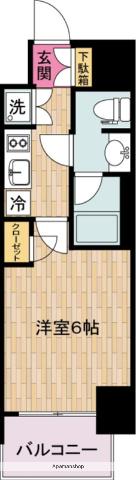 スパシエ川崎エセンザ 5階階 間取り