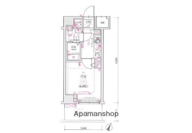 リヴシティ八丁畷 2階階 間取り