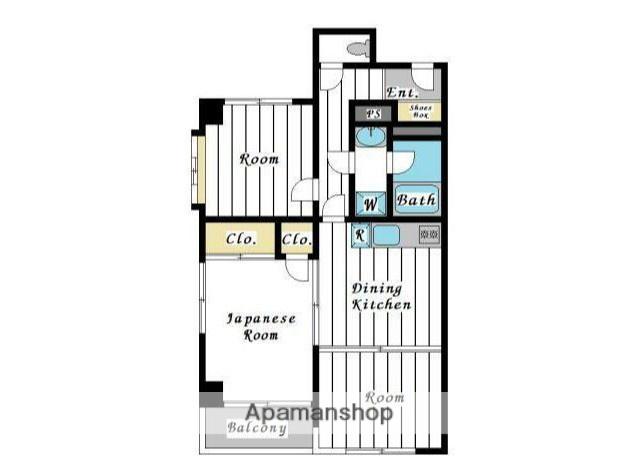 ユニテ大森(3DK/1階)の間取り写真