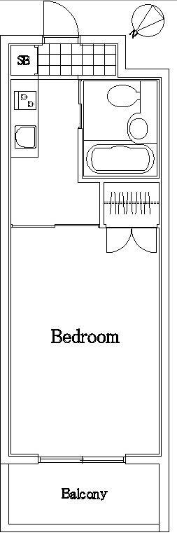 ハイタウン南馬込 5階階 間取り