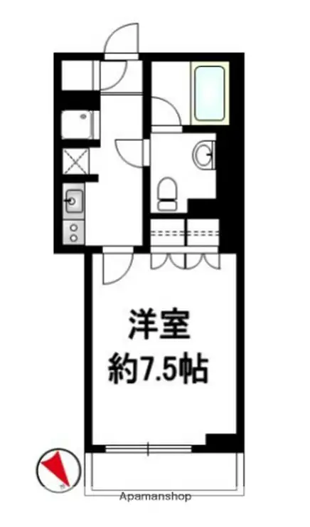 シティタワー横濱 3階階 間取り
