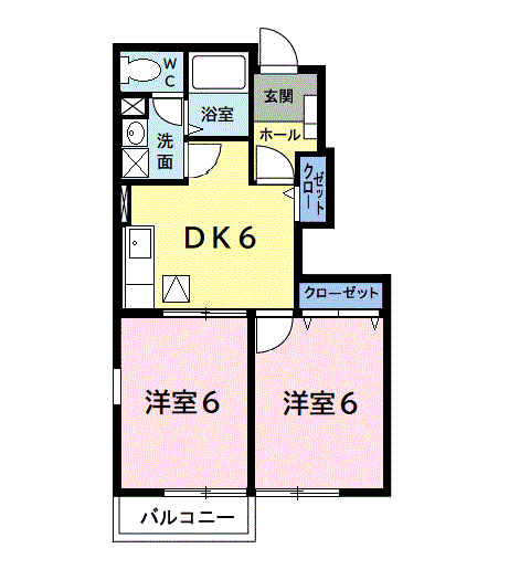 フロント湘南 1階階 間取り