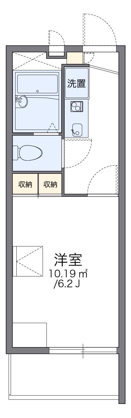 レオパレス能見台通 2階階 間取り