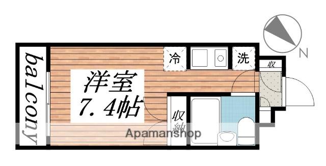 メゾン・ド・セニュール(ワンルーム/4階)の間取り写真