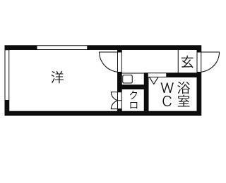 レオパレス洋光台弐番館 2階階 間取り