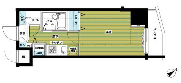 トーシンフェニックス新横濱イクシール 6階階 間取り