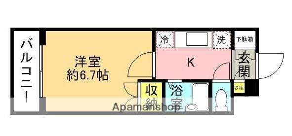 フレンズえびなアネックス 5階階 間取り