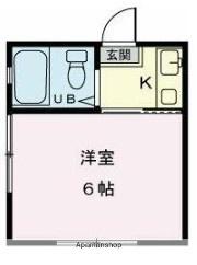 サクラオカ・アサー(1K/1階)の間取り写真