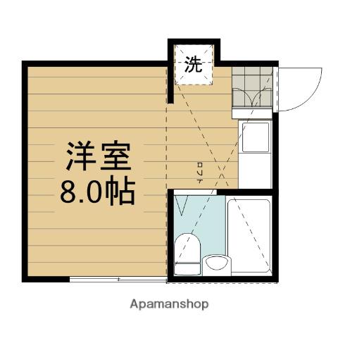 アルカディア 湘南(ワンルーム/2階)の間取り写真