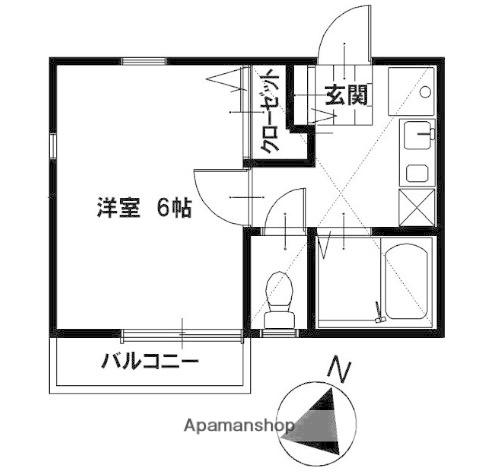 TARA天神 2階階 間取り