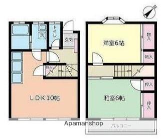 コーポ太平台(2LDK)の間取り写真