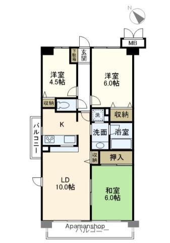 モア・ステージ戸塚 3階階 間取り