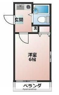 エキスプレス清水ケ丘(1K/2階)の間取り写真