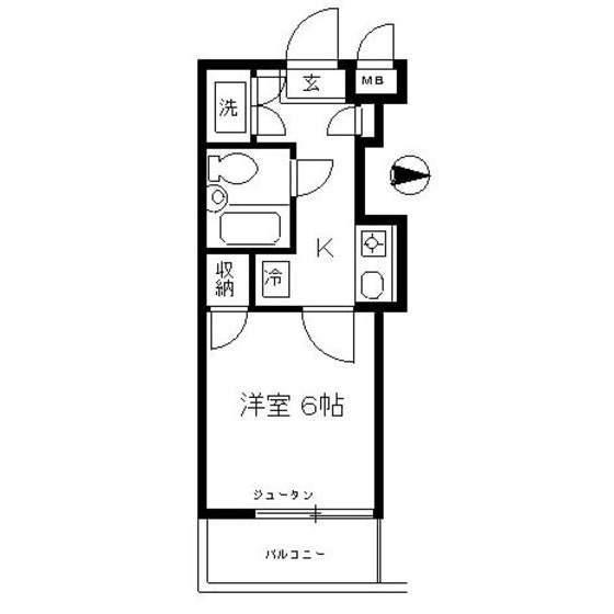 ワコーレ中山 1階階 間取り