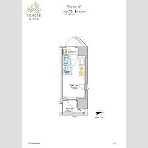 TOMORE品川中延(ワンルーム/7階)の間取り写真