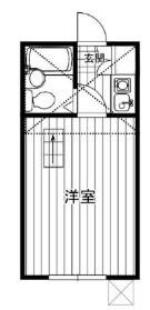 オッコーララ弘明寺(1K/1階)の間取り写真