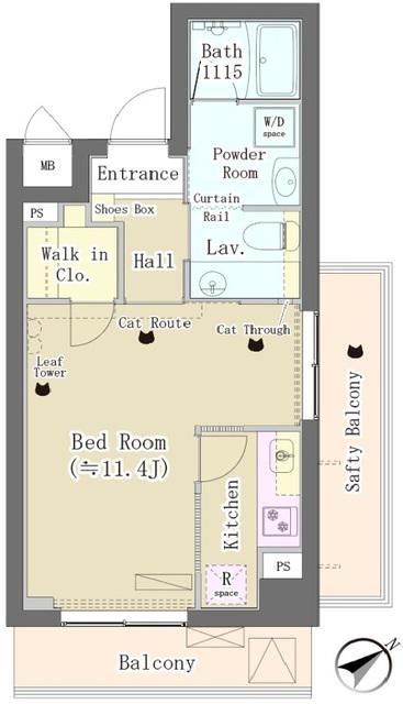 MAISON DE TAKAYA(1K/3階)の間取り写真