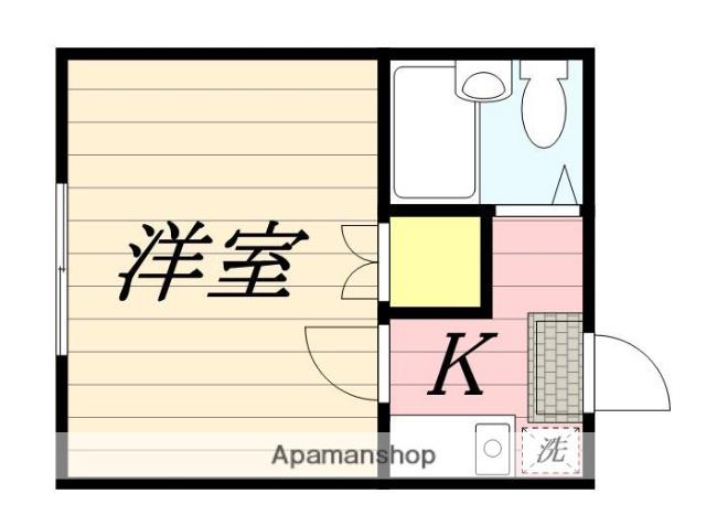 コーラル鵠沼 1階階 間取り