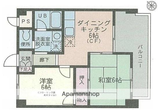 トレゾァ横浜 9階階 間取り