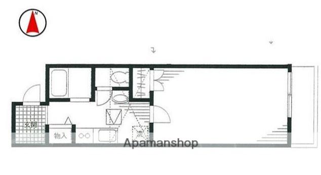 ダンディライオン(1K/2階)の間取り写真