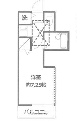 エル・ドゥ・レーヴ(1K/1階)の間取り写真