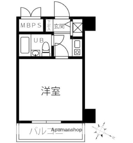クリオ新子安参番館 4階階 間取り