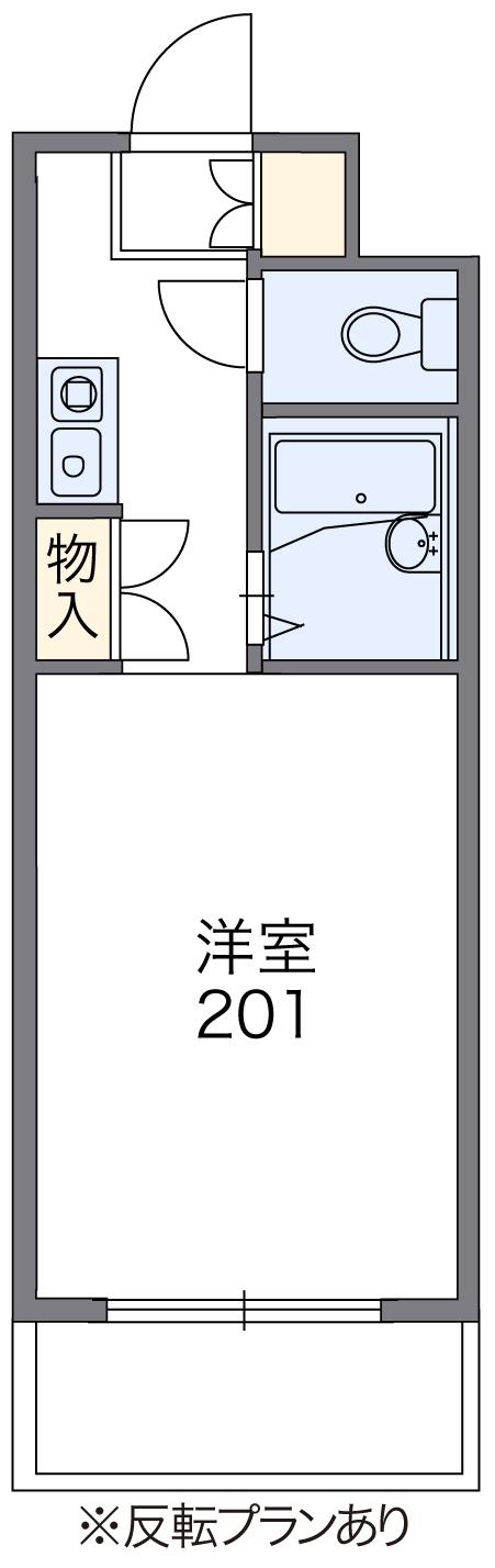 レオパレスANNEX HIYOSHI(1K/4階)の間取り写真