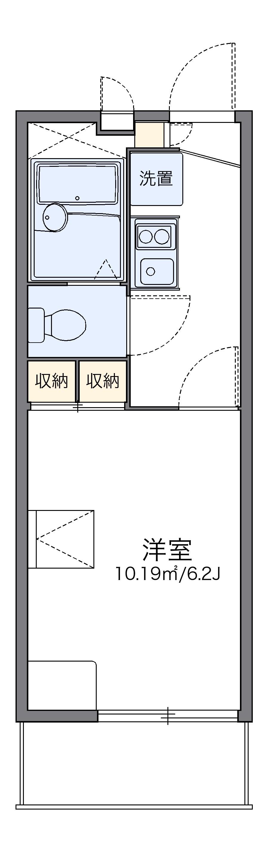 レオパレスAMOURII 3階階 間取り