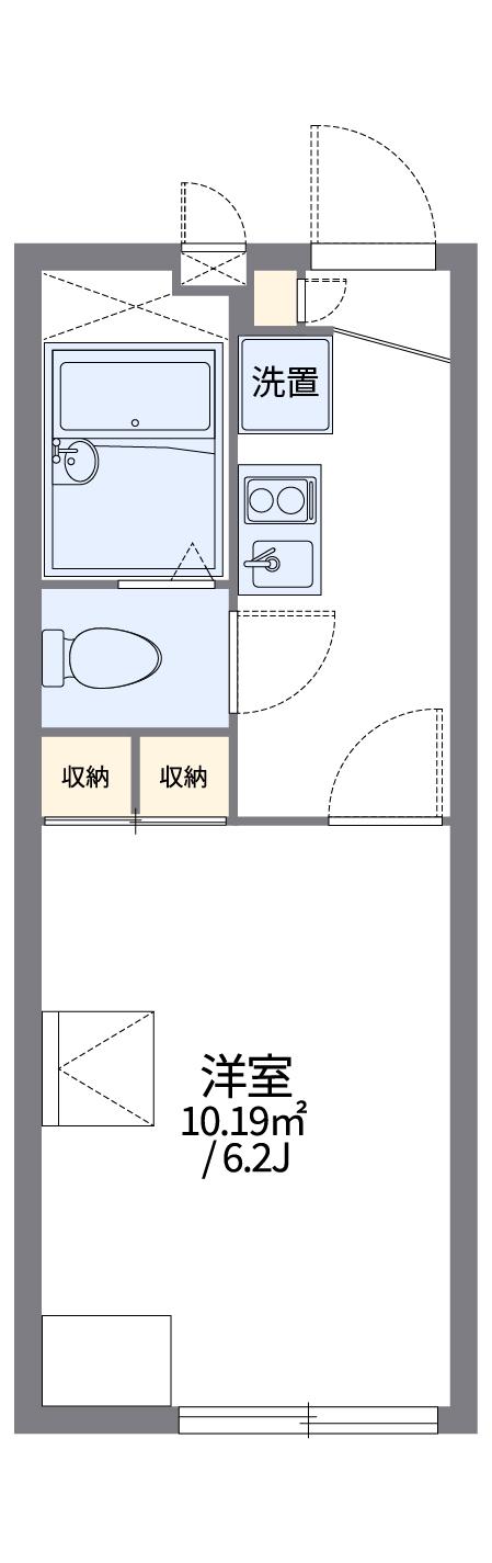 レオパレスフィレイル 2階階 間取り