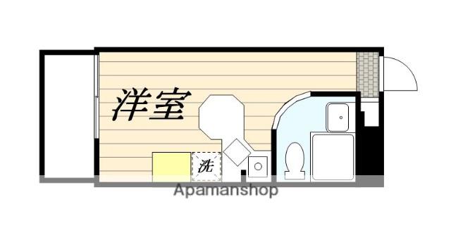 ラ・パルフェ・ド・セヴェールNO4(ワンルーム/3階)の間取り写真