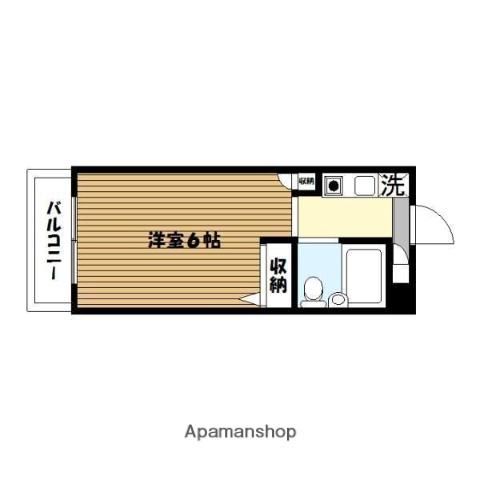 第2野本ビル(1K/1階)の間取り写真