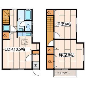 アムール鎌倉(2LDK)の間取り写真