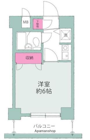 ステラコート横浜白楽 4階階 間取り