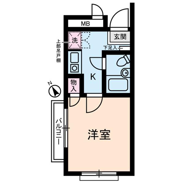 ダイホープラザ相模原III 2階階 間取り