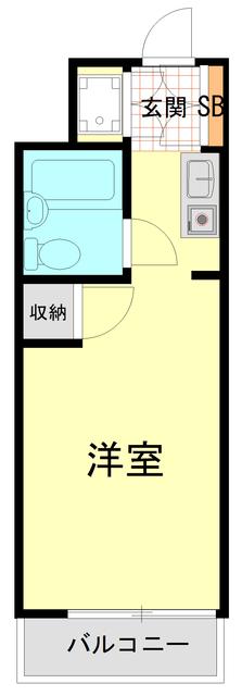 サンホワイト磯子 4階階 間取り