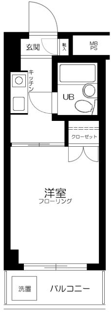 ハイタウン梅屋敷 6階階 間取り