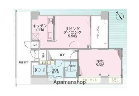 ルート鵠沼 2階階 間取り