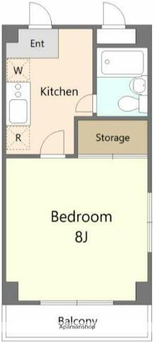 コクブマンション 3階階 間取り
